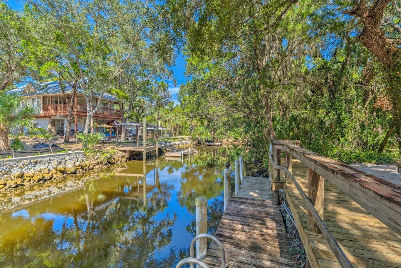Canalfront Homosassa Escape With Private Dock! Exterior foto